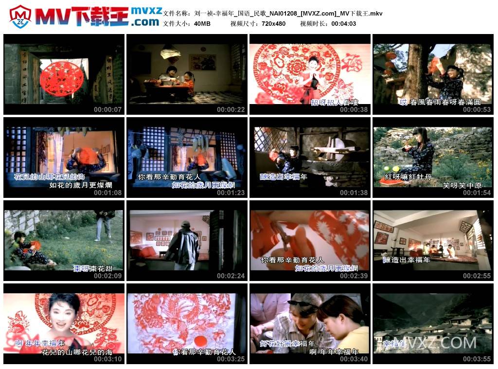 刘一祯-幸福年_国语_民歌_NAI01208